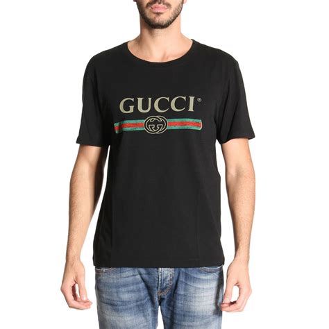 black gucci t shirt men|Gucci black tee.